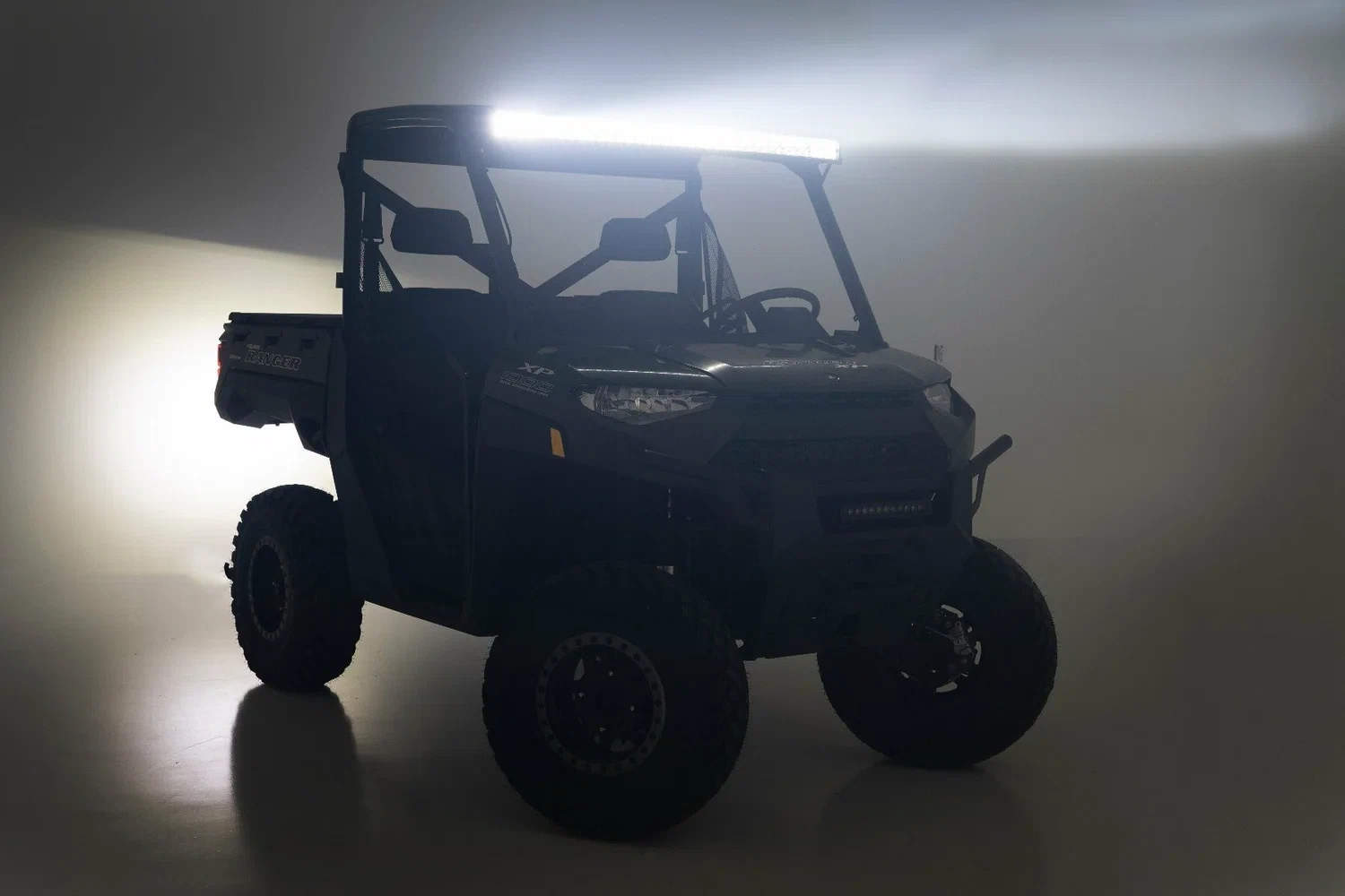 Fits Polaris Ranger 1000 LED Light Rear Mount 50_ Black Pair 93127